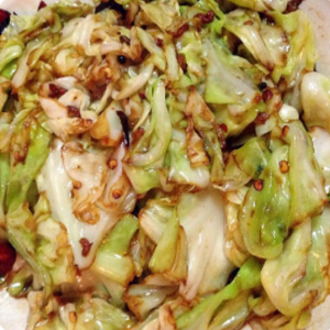 A12 铁板清炒包菜 Stir-fried Cabbage