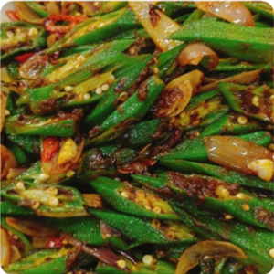 A22 铁板烧羊角豆 Grilled Okra