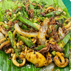 A24 铁板烧葱油苏东 Grilled Sotong with Scallion Oil