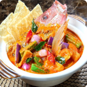 F07 砂煲咖喱鱼头 Claypot Curry Fishhead