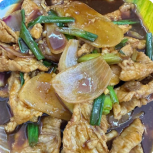 G10 姜葱猪肉 Spring Onion & Ginger Pork