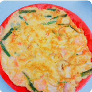 J02 大葱煎蛋 Onion Omelette