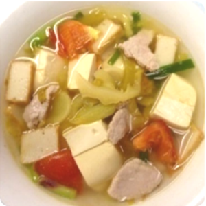 K05 咸菜豆腐汤 Pickled Vege & Beancurd Soup