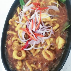 E01 香叶铁板苏东 Hotplate Sotong