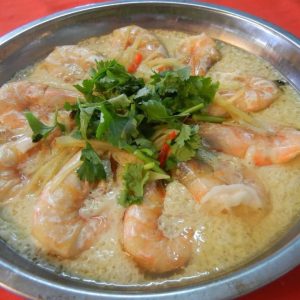 D04 清蒸笨珍明虾 Steamed Prawn
